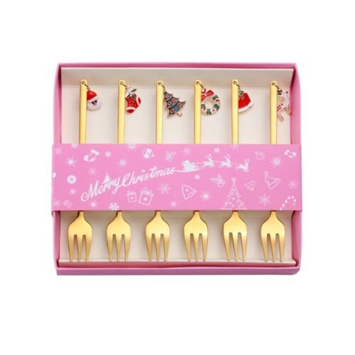 Stainless Christmas Cutlery Gift Set