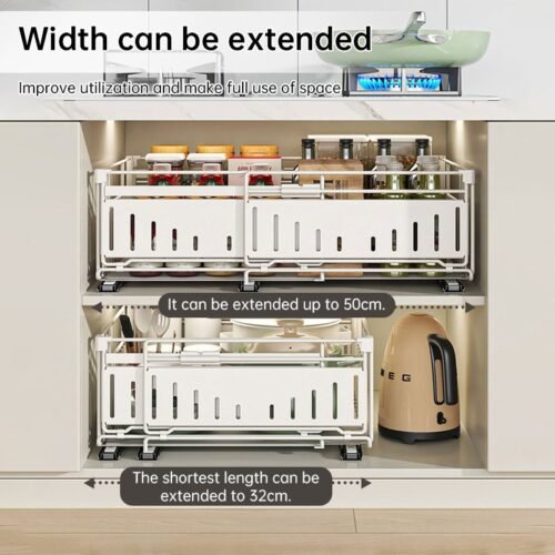 82F50C5542FD43D18A06F394030F113D.jpeg Telescopic Kitchen Drawer Organizer