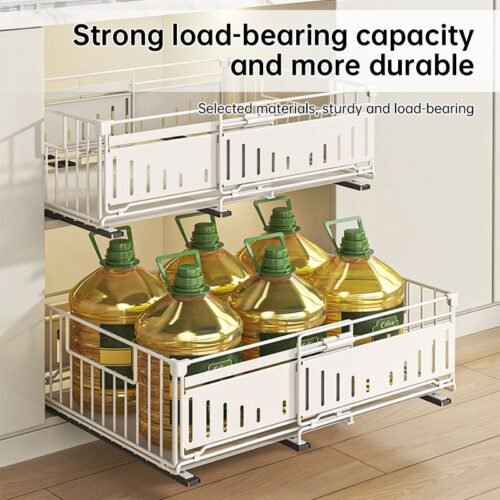 95AF95239A8E539349FC8E19176D794D.jpeg Telescopic Kitchen Drawer Organizer